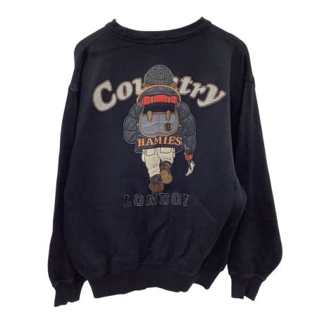 Hardy Amies Sports ハーディ エイミス メンズ トレーナー SIZE L ブラック