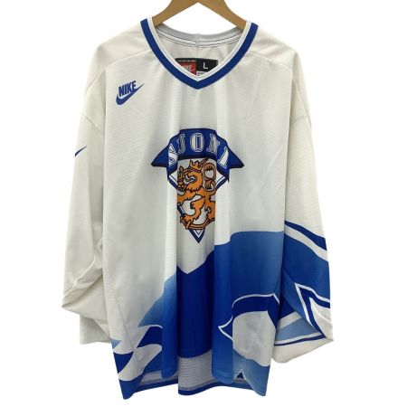NIKE ナイキ フィンランド代表 アイスホッケー VIntage ゲームシャツ SIZE L ホワイト