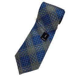 Yves Saint Laurent イブサンローラン 未使用 ネクタイ ブルー Aランク