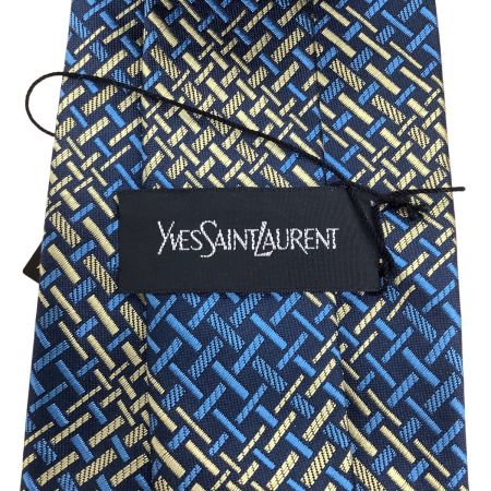 Yves Saint Laurent イブサンローラン 未使用 ネクタイ ブルー