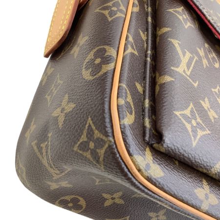 LOUIS VUITTON ルイヴィトン モノグラム ヴィバシテGM ショルダーバッグ ブラウン