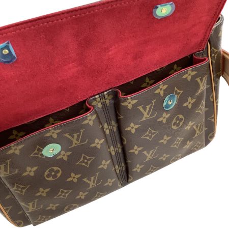 LOUIS VUITTON ルイヴィトン モノグラム ヴィバシテGM ショルダーバッグ ブラウン