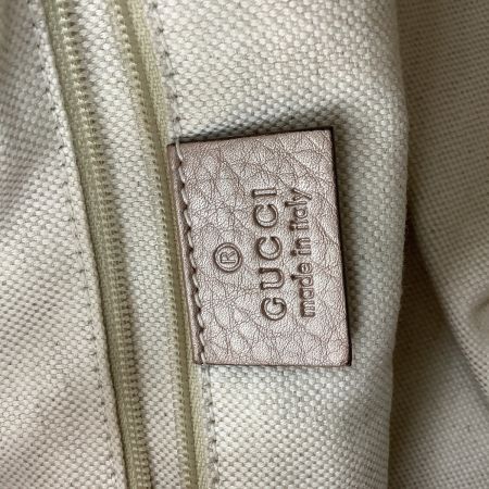 GUCCI グッチ ディアマンテ スーキー ハンドバッグ シャンパンゴールド