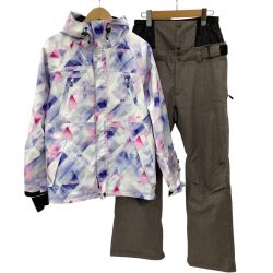 iCEPARADAL レディース スノーウェア セットアップ SIZE WL(11号) ホワイト×ベージュ Bランク