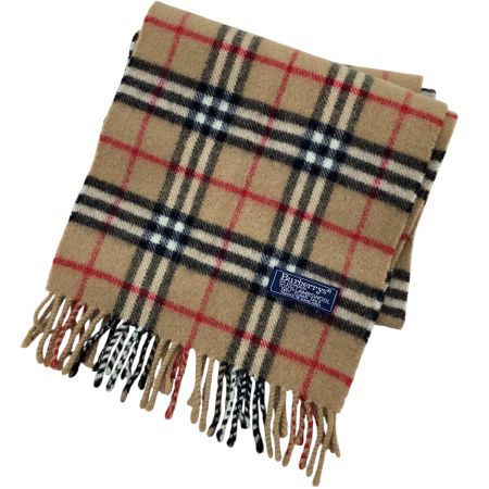 Burberrys バーバリーズ マフラー  100% ラムウール ベージュ