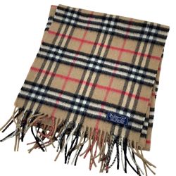 Burberrys バーバリーズ マフラー 100％ カシミア ベージュ Bランク