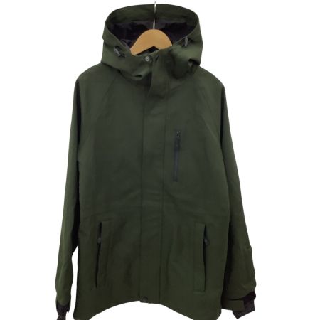 himass mania ハイマスマニア メンズ スノーボードウェア 上下セット SIZE M カーキ×ブラウン