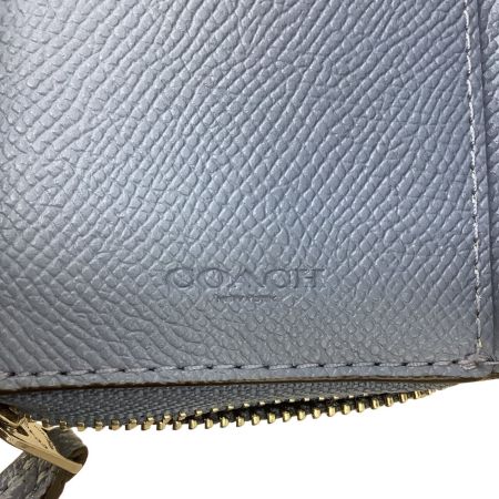 COACH コーチ レディース 折り財布 ブルー