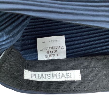 ISSEY MIYAKE イッセイミヤケ PLEATS PLEASE キャップ PP72AA501 ネイビー