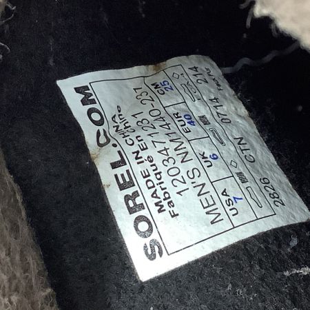 SOREL ソレル スノーブーツ SIZE 25cm ブラウン