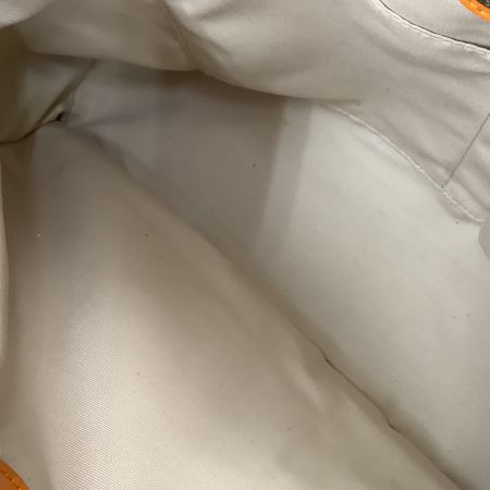 COACH コーチ ハンドバッグ シグネチャー F29064 ネイビー×オレンジ