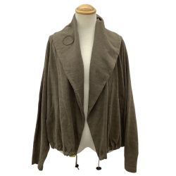 JURGEN LEHL ヨーガンレール レディース パーカー SIZE M カーキ Bランク