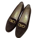 Ferragamo フェラガモ レディース ローファー SIZE  SIZE 6 2/1 (23.5cm相当) ブラウン Bランク