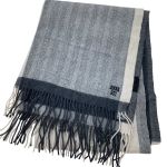 ANNA SUI アナスイ レディース ストール マフラー グレー×ベージュ Bランク