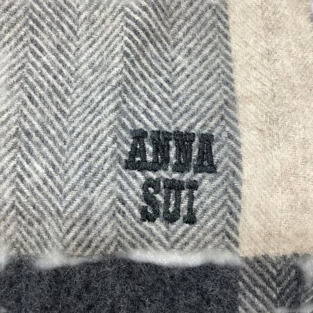 ANNA SUI アナスイ レディース ストール マフラー グレー×ベージュ