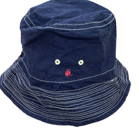 45rpm 45アールピーエム 帽子 ハット 100％コットン ネイビー