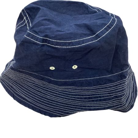 45rpm 45アールピーエム 帽子 ハット 100％コットン ネイビー