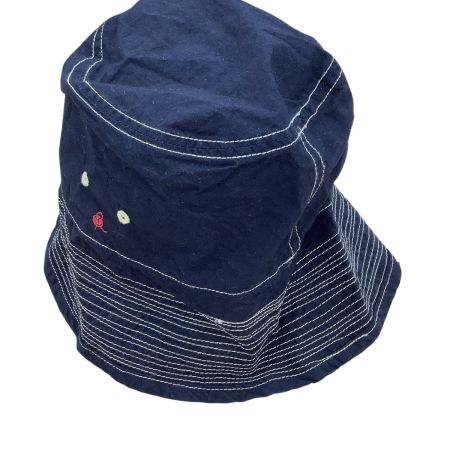 45rpm 45アールピーエム 帽子 ハット 100％コットン ネイビー