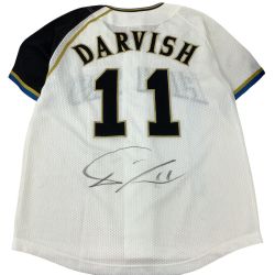 FIGHTERS 日本ハム ファイターズ プロ野球 ダルビッシュ有 サイン入り ユニフォーム SIZE S ホワイト Bランク