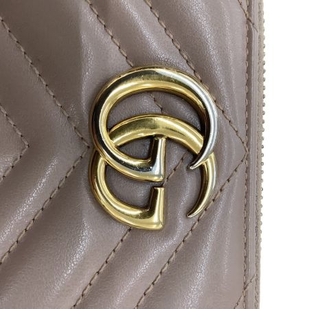 GUCCI グッチ レディース 長財布 GG マーモント 443123・2149 ピンクベージュ