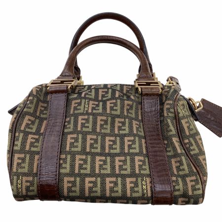 FENDI フェンディ ミニボストンバッグ カーキ