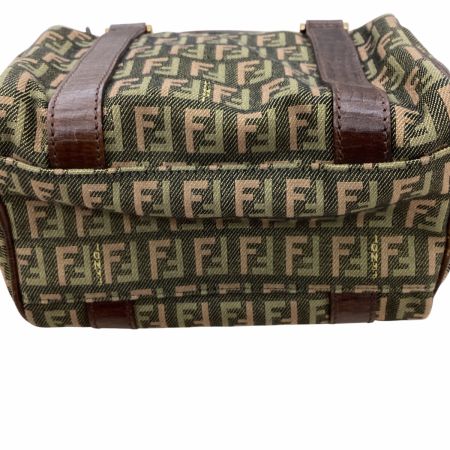 FENDI フェンディ ミニボストンバッグ カーキ
