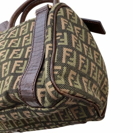 FENDI フェンディ ミニボストンバッグ カーキ