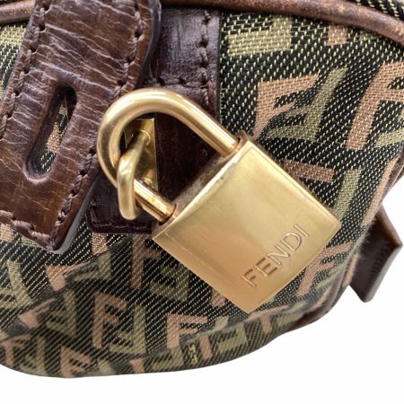 FENDI フェンディ ミニボストンバッグ カーキ
