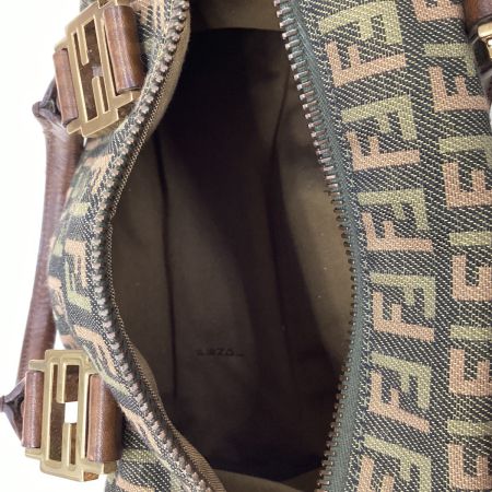 FENDI フェンディ ミニボストンバッグ カーキ
