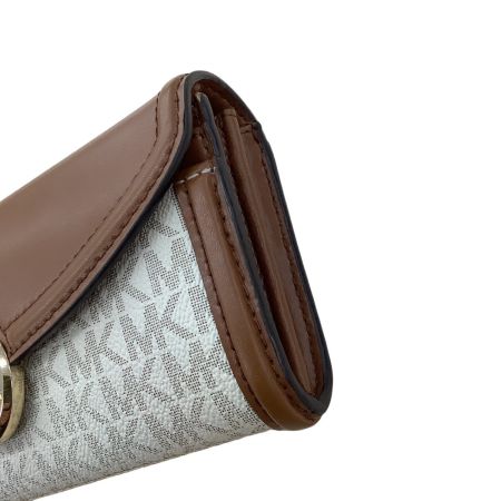 MICHAEL KORS マイケルコース レディース 長財布 35F9GFTE3B ブラウン×アイボリー