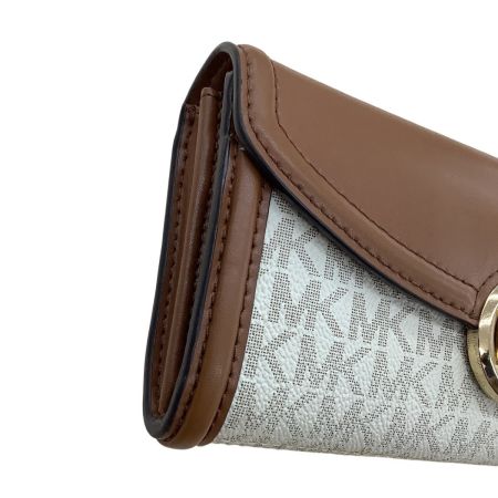 MICHAEL KORS マイケルコース レディース 長財布 35F9GFTE3B ブラウン×アイボリー
