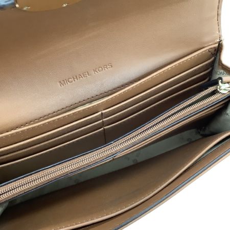 MICHAEL KORS マイケルコース レディース 長財布 35F9GFTE3B ブラウン×アイボリー