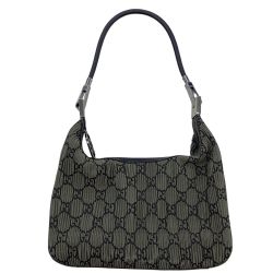 GUCCI グッチ レディース ミニ ハンドバッグ プリーツ GG柄 001-3812 002122 ブラウン Bランク