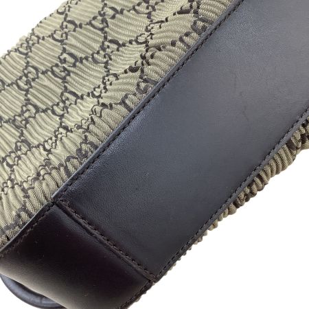 GUCCI グッチ レディース ミニ ハンドバッグ プリーツ GG柄 001-3812 002122 ブラウン