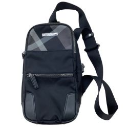 BLACK LABEL CRESTBRIDGE ブラックレーベル・クレストブリッジ メンズ ボディバッグ ブラック Bランク