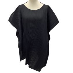 ISSEY MIYAKE イッセイミヤケ PLEATS PLEASE 変形 カットソー SIZE 3 PP03-JT782 ブラック Bランク