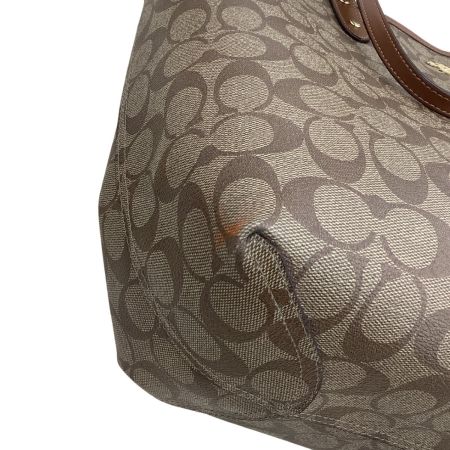 COACH コーチ レディース トートバッグ リバーシブル ブラウン