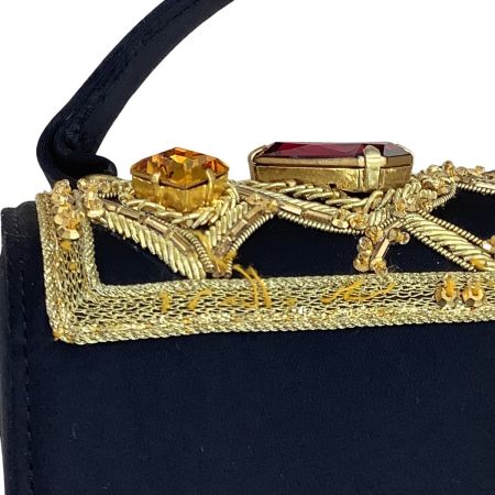 DANIEL SWAROVSKI ダニエル・スワロフスキー ハンドバッグ ブラック