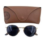 RAY-BAN レイバン サングラス 丸メガネ 0RB3769D ゴールド - 中古