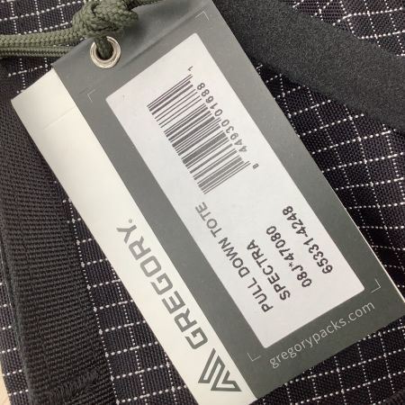 GREGORY グレゴリ 未使用 タグ付き トートバッグ ブラック