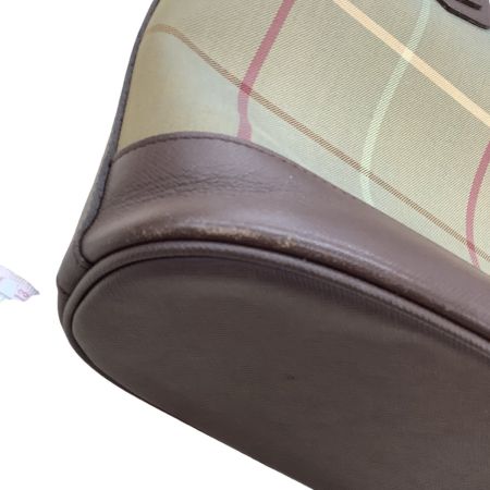 BURBERRY バーバリー ハンドバッグ ポーチ付き カーキ