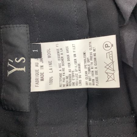 Y's ワイズ レディース パンツ SIZE １ YB-P27-100 ブラック