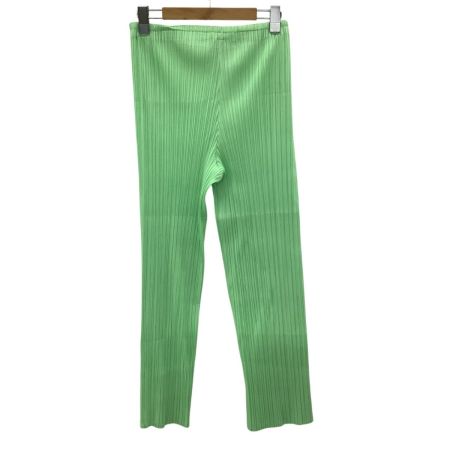 ISSEY MIYAKE イッセイミヤケ PLEATS PLEASE パンツ  SIZE 1 PP01-JF403 黄緑