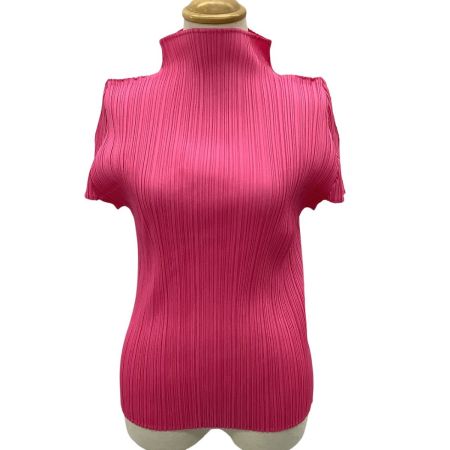 ISSEY MIYAKE イッセイミヤケ PLEATS PLEASE カットソー  SIZE 4 ピンク PP81-JK189 ピンク
