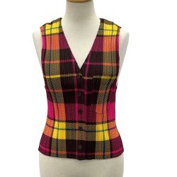 ISSEY MIYAKE イッセイミヤケ PLEATS PLEASE ベスト SIZE 3 マルチカラー PP14-JE368 マルチカラー Bランク