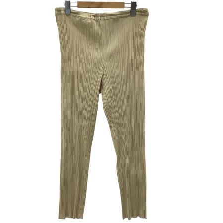 ISSEY MIYAKE イッセイミヤケ PLEATS PLEASE パンツ  SIZE 1 PP04-JF609 ベージュ