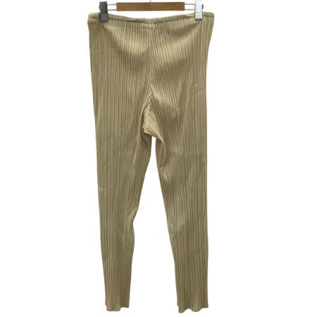 ISSEY MIYAKE イッセイミヤケ PLEATS PLEASE パンツ  SIZE 1 PP04-JF609 ベージュ