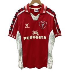 GALEX  サッカーイタリア・セリエA「ペルージャ」1999-2000シーズンホームユニフォーム 中田英寿 SIZE M Bランク
