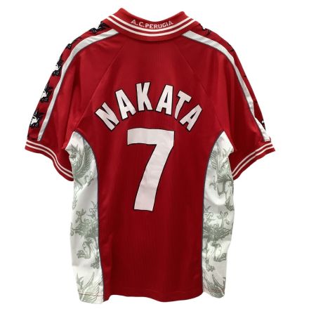 GALEX  サッカーイタリア・セリエA「ペルージャ」1999-2000シーズンホームユニフォーム 中田英寿 SIZE M