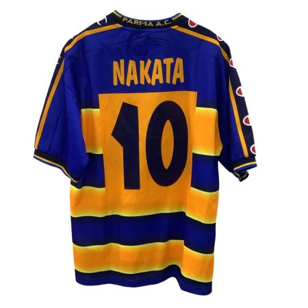 Champion チャンピオン サッカー パルマA.C.の2001-2002シーズンホーム用ユニフォーム 中田英寿 SIZE M